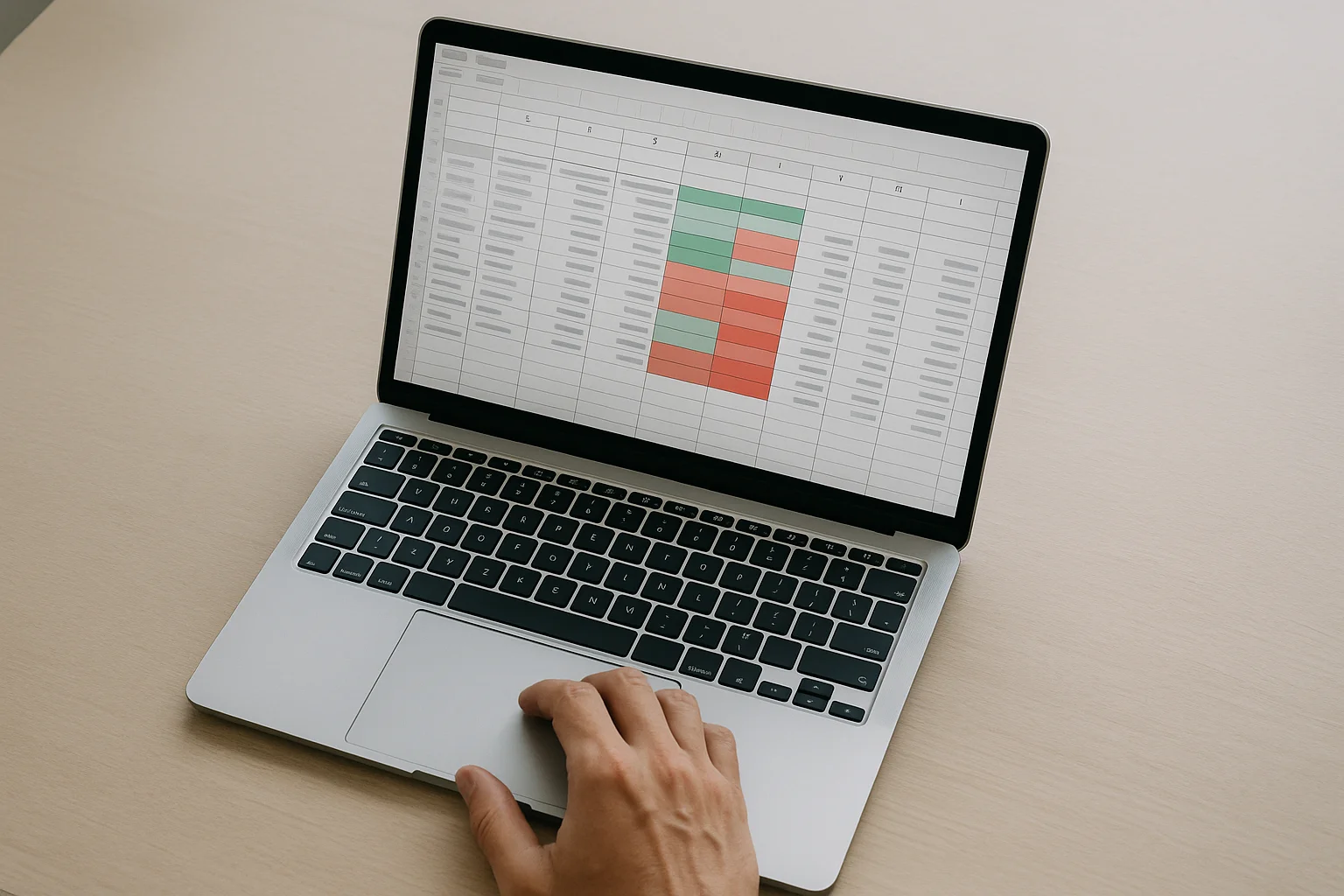Excel : budget prévisionnel vs réalisé par mois