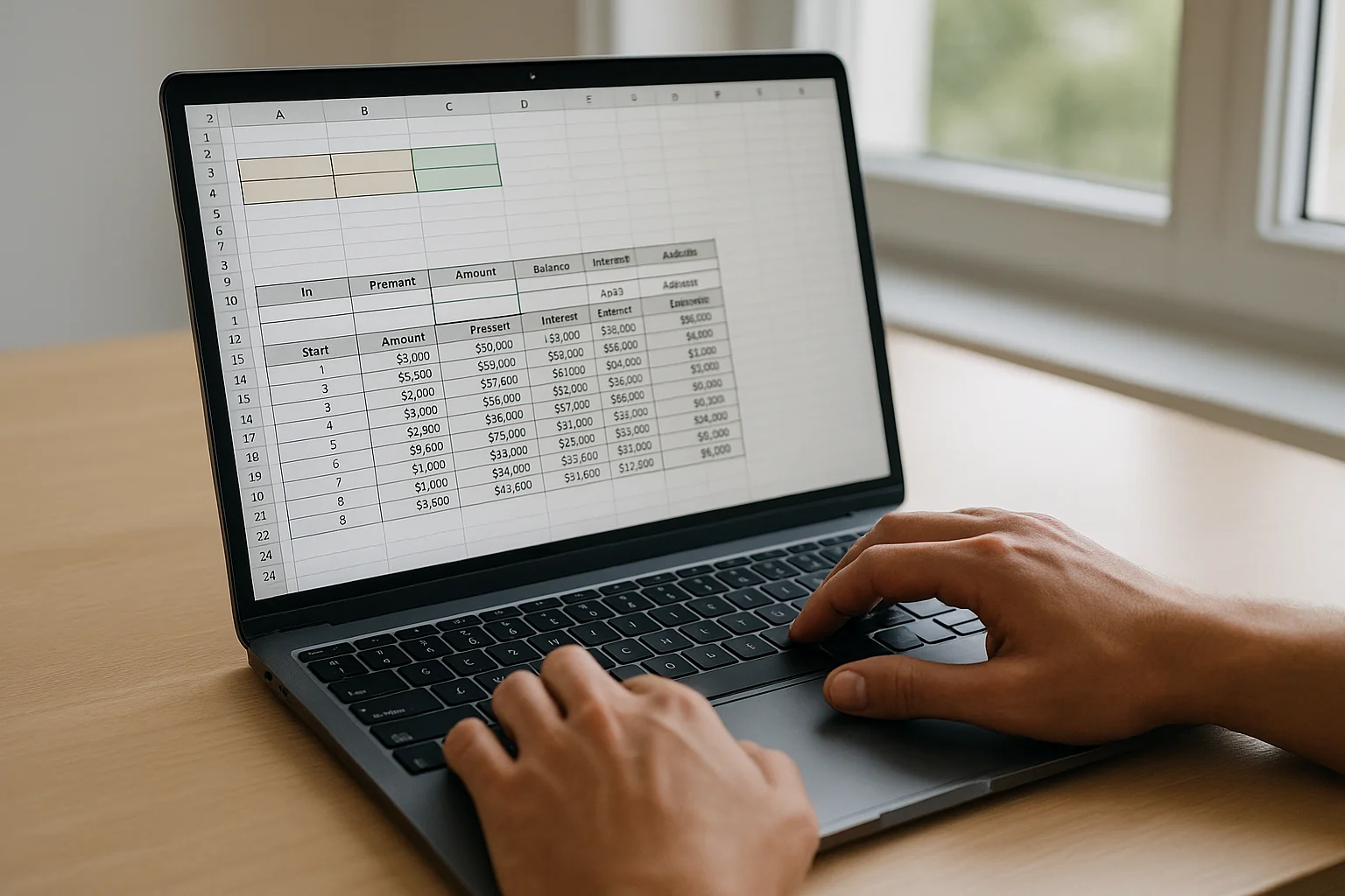 Excel : créer un plan d’amortissement d’emprunt