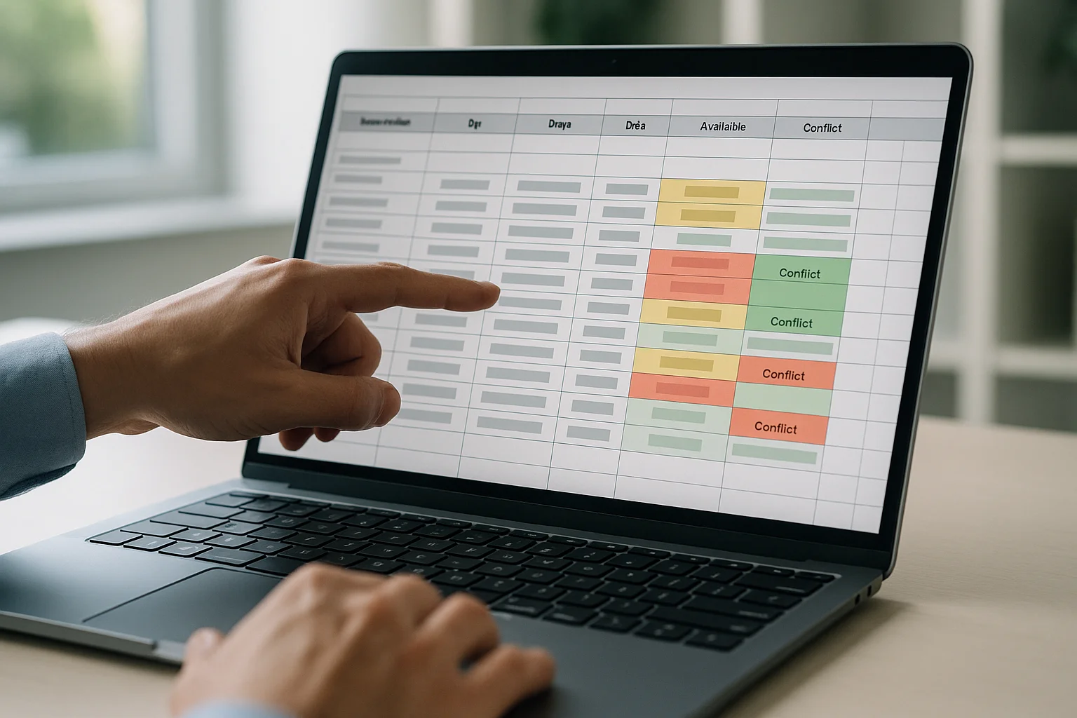 Excel : créer un planning automatique de locations avec détection des chevauchements